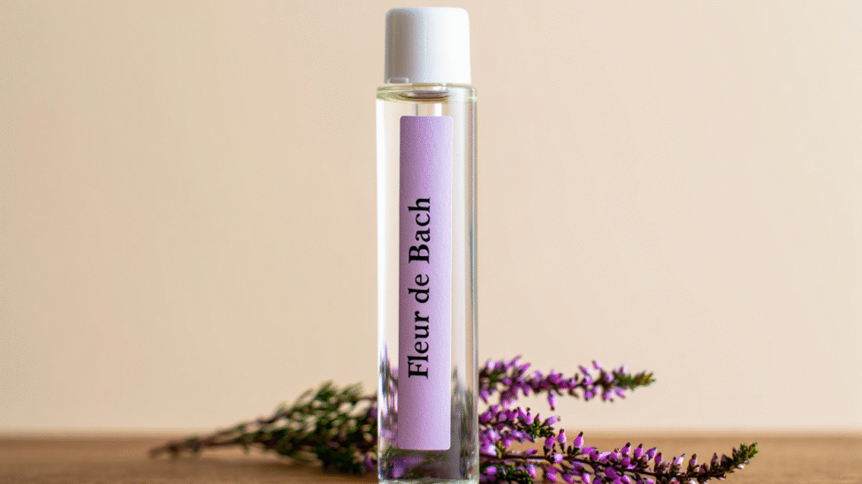 Flacon Fleur de Bach avec brins de bruyère